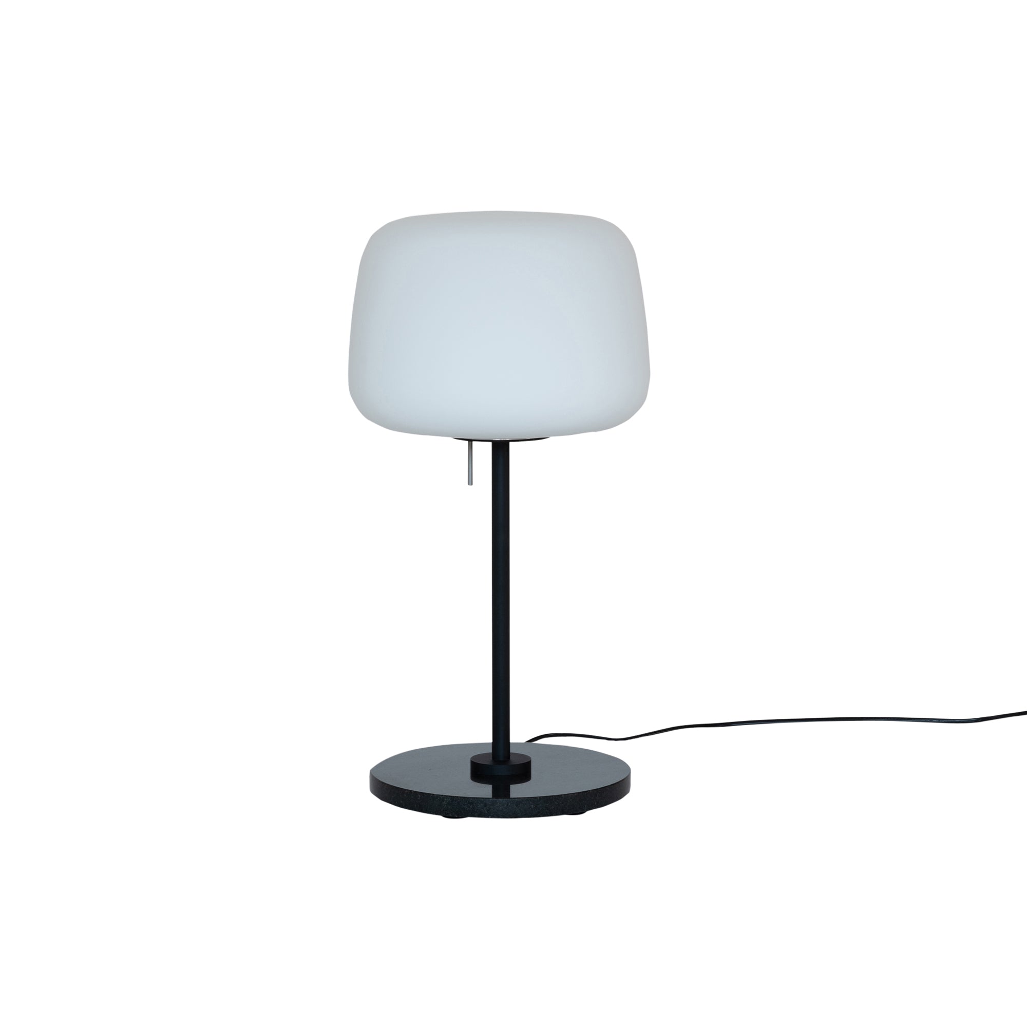 Soft Table Light: Black + Black Granite