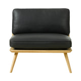 Spine Lounge Suite Chair: Lacquered Oak