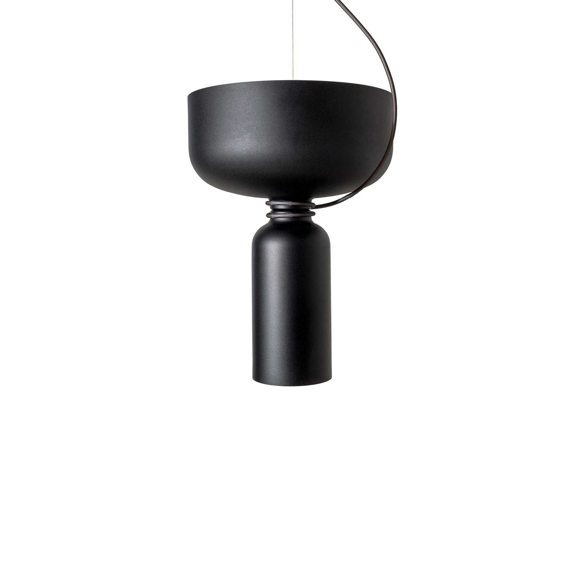 Spotlight Volumes Pendant Light: D+B + Black
