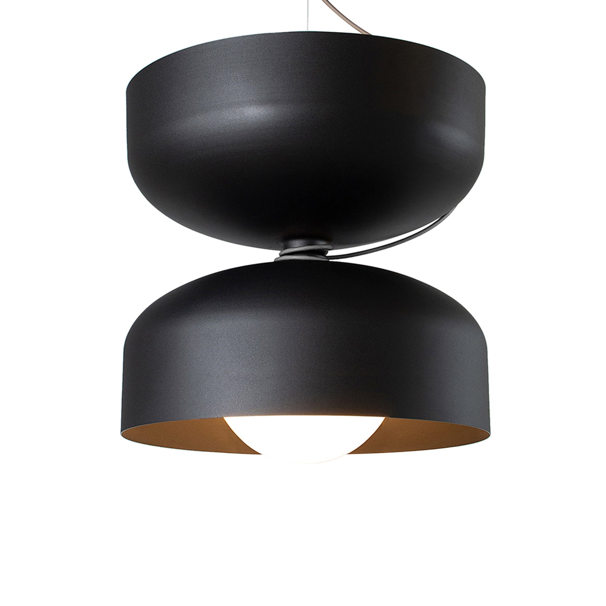 Spotlight Volumes Pendant Light: E+E + Black