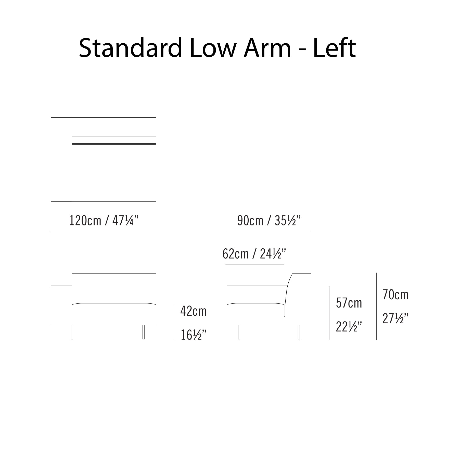 Endless Sectional Sofa: Standard