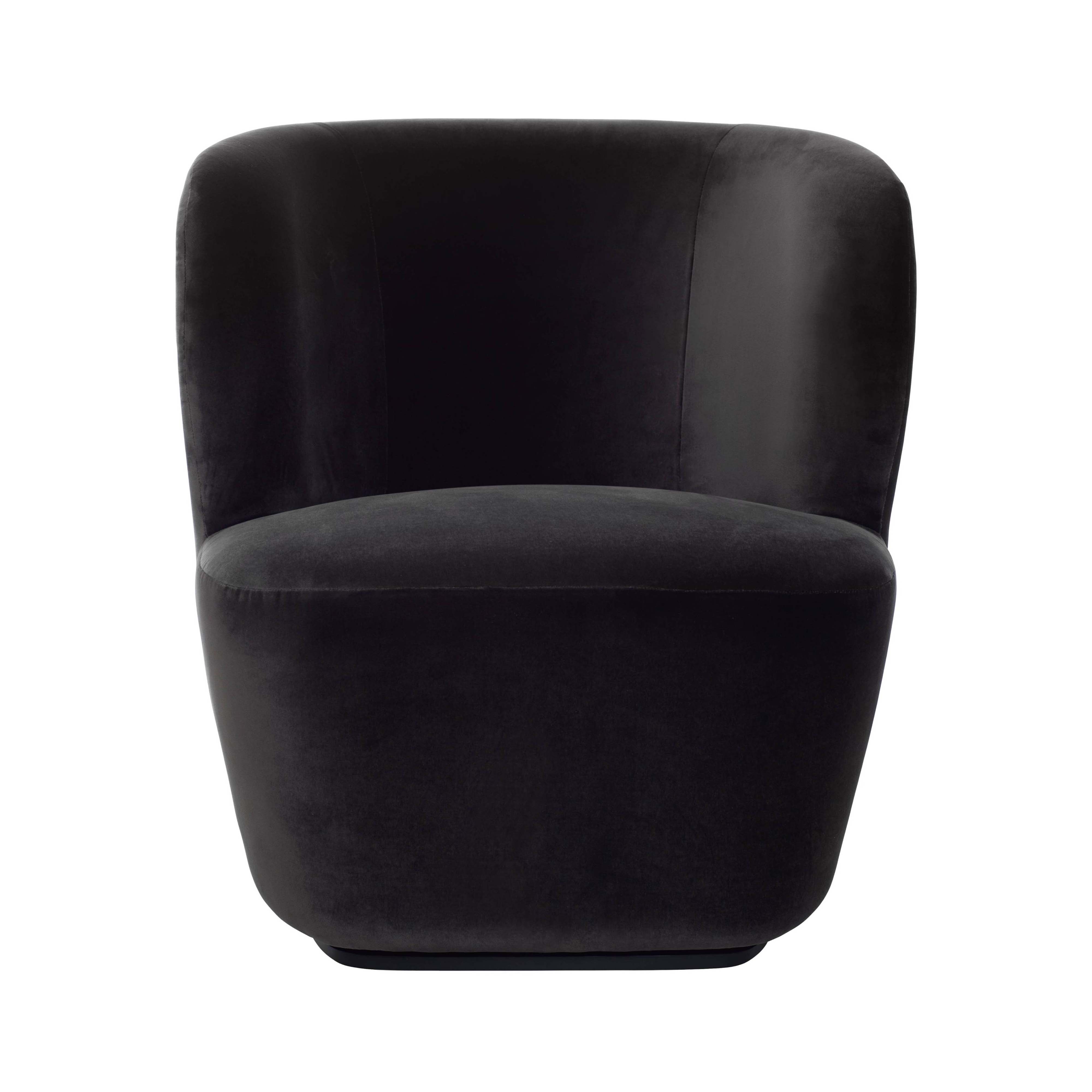 Stay Lounge Chair: Black + Velluto