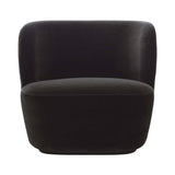 Stay Lounge Chair: Large + Black + Velluto