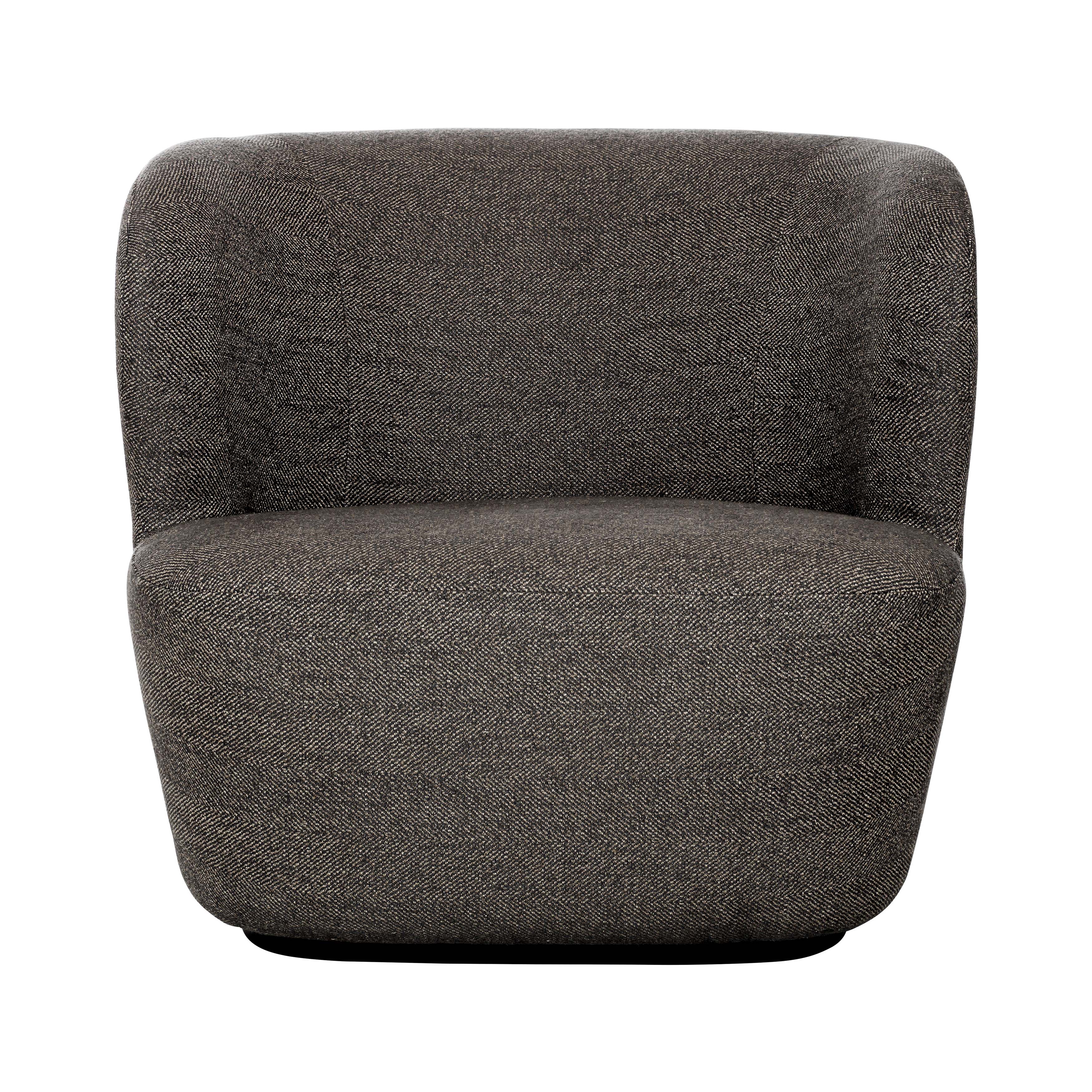 Stay Lounge Chair: Large + Black + Laibero + della + Cuccagna