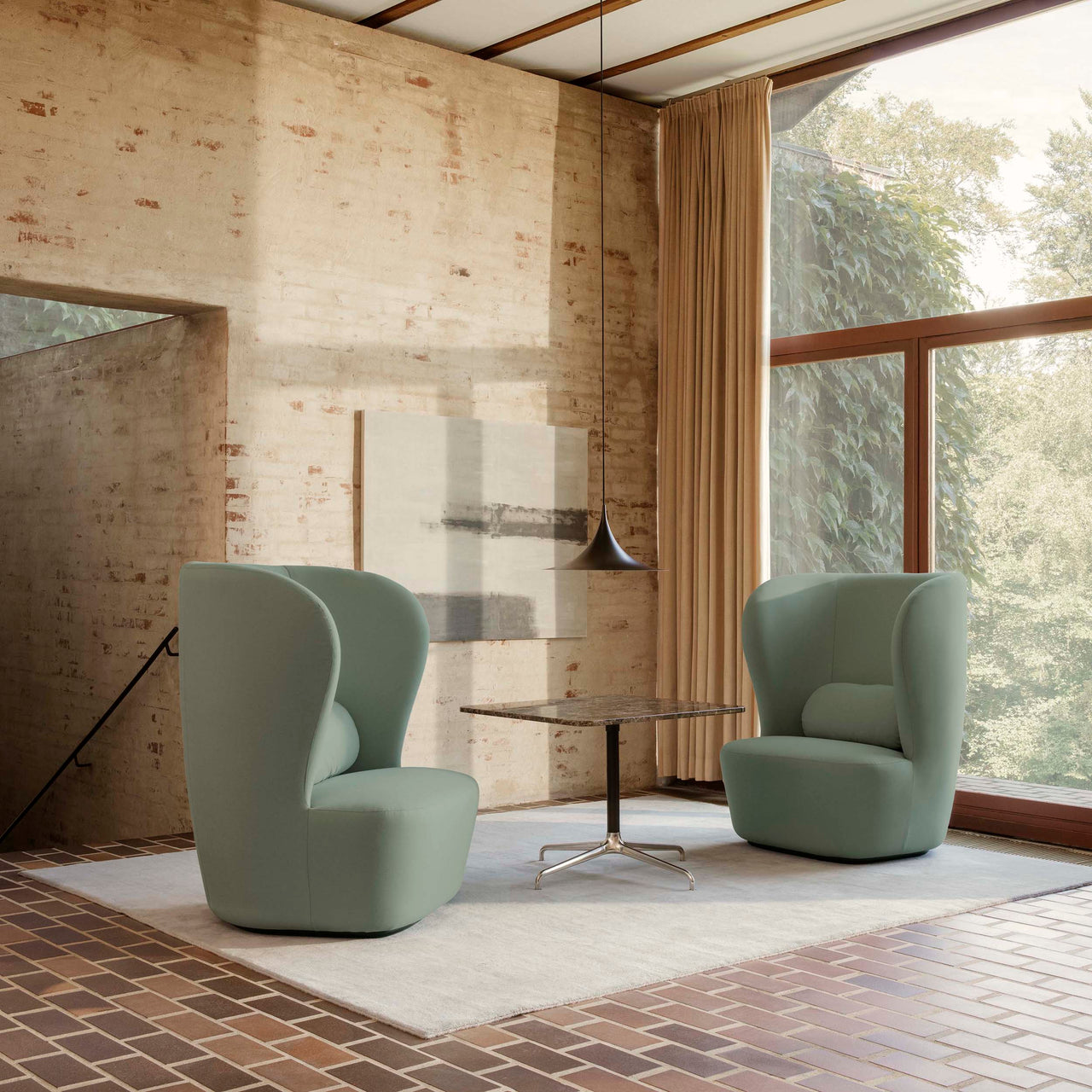 Stay Lounge Chair: High Back + LS