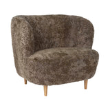 Stay Lounge Chair: Large + Semi Matt Lacquered Oak