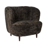 Stay Lounge Chair: Large+ Matt Lacquered Smoked Oak