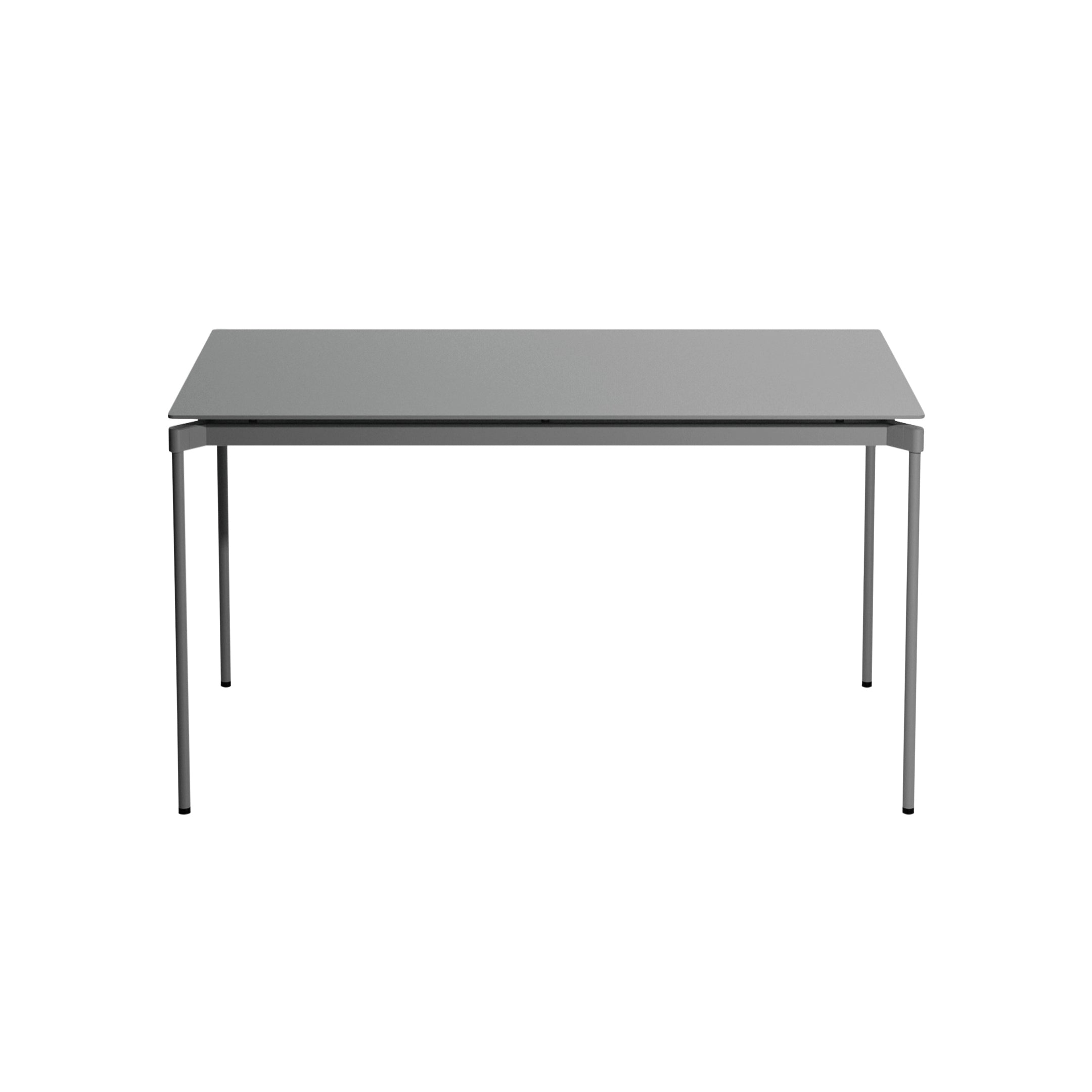 Fromme Dining Table: Square + Stone Grey