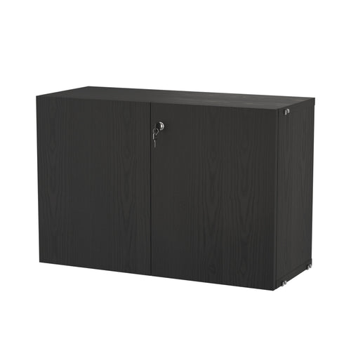 String System: Cabinet With Lock + Black Stained Ash