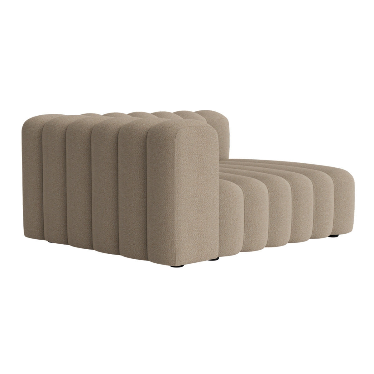Studio Sofa Modules: Outdoor + Lounge  Large Right Armrest + Savane Coconut J233