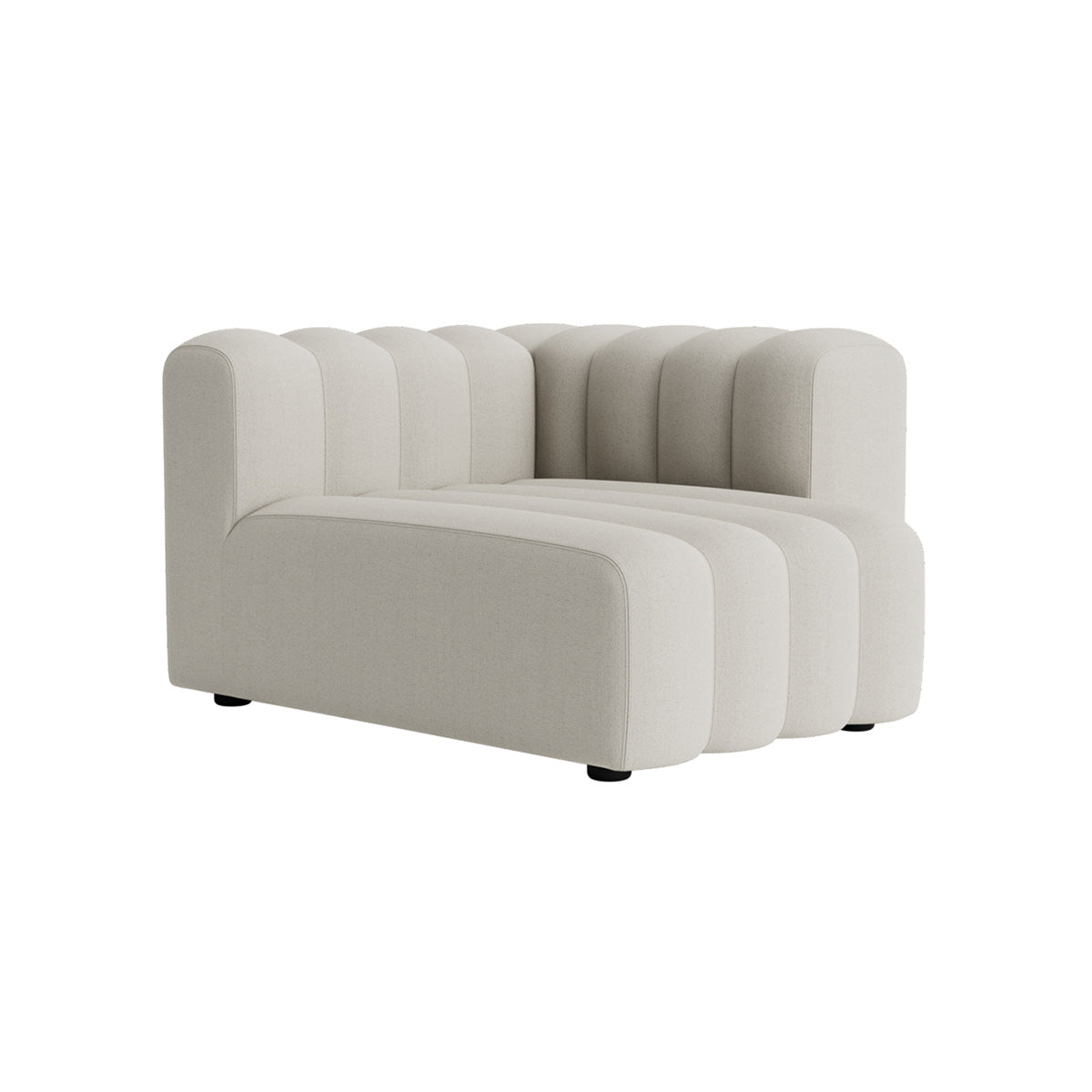 Studio Sofa Modules: Outdoor + Lounge Medium Left Short Armrest + Savane Whisper J349