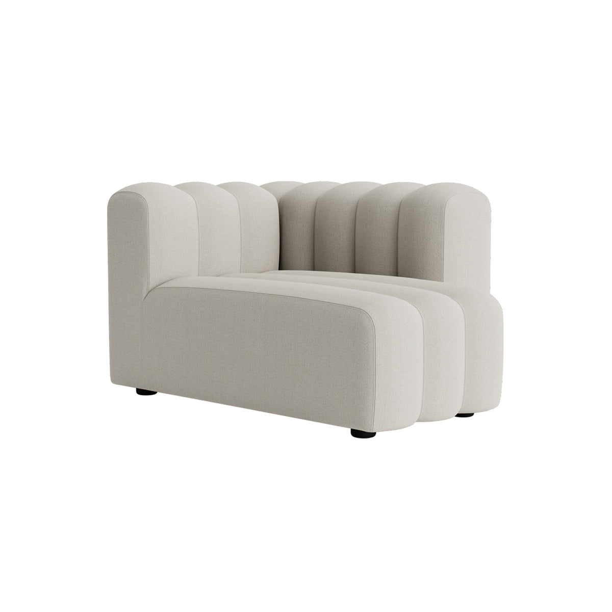Studio Sofa Modules: Outdoor + Lounge Small Left Short Armrest + Savane Whisper J349