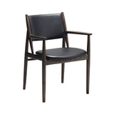 Summit Dining Chair: Smoke Oak + Fibre Black