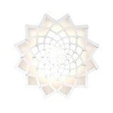Sunflower Wall Light: Large + White