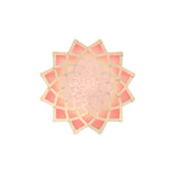 Sunflower Wall Light: Small + Bamboo + Red
