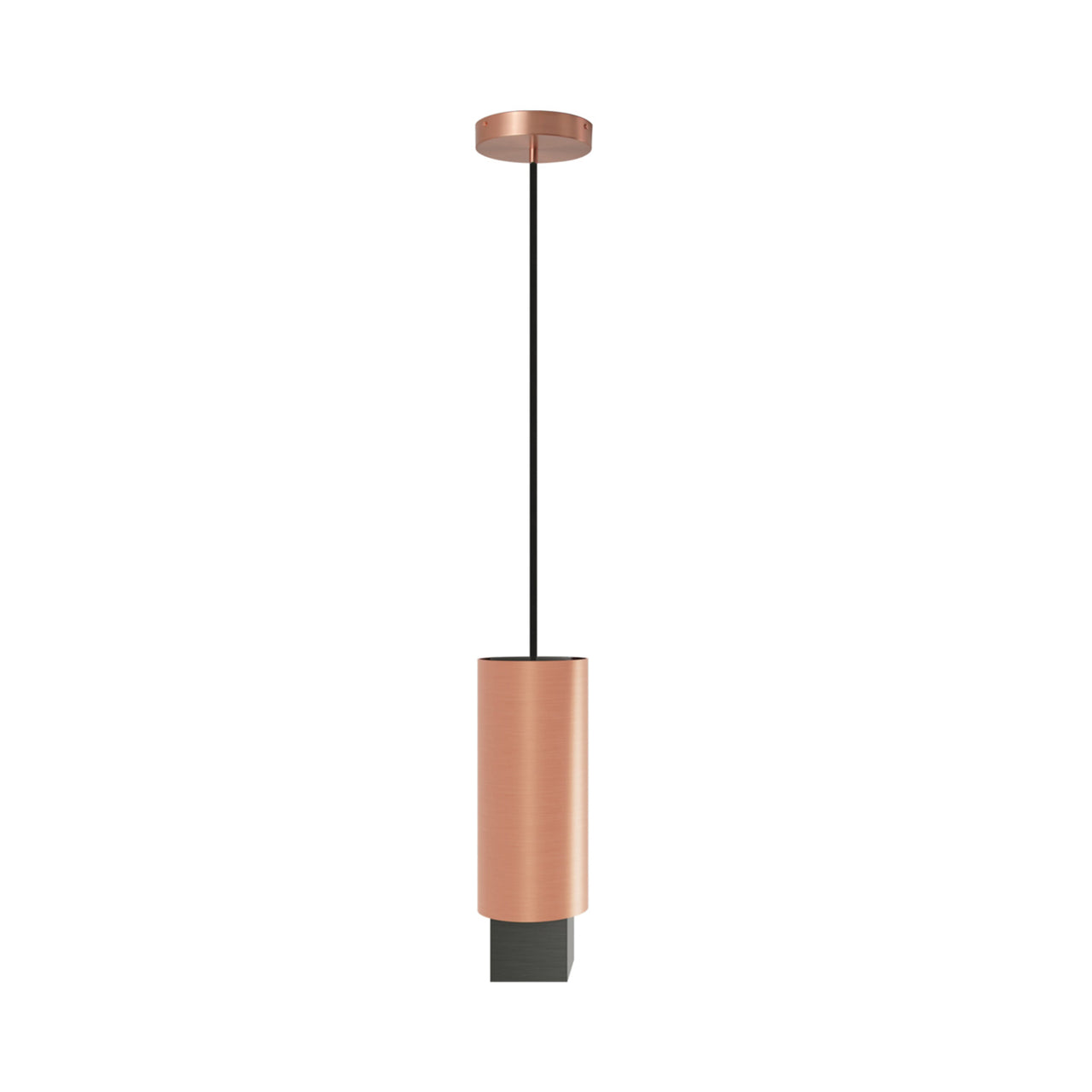 Extra Pendant: V1 + Satin Graphite + Satin Copper