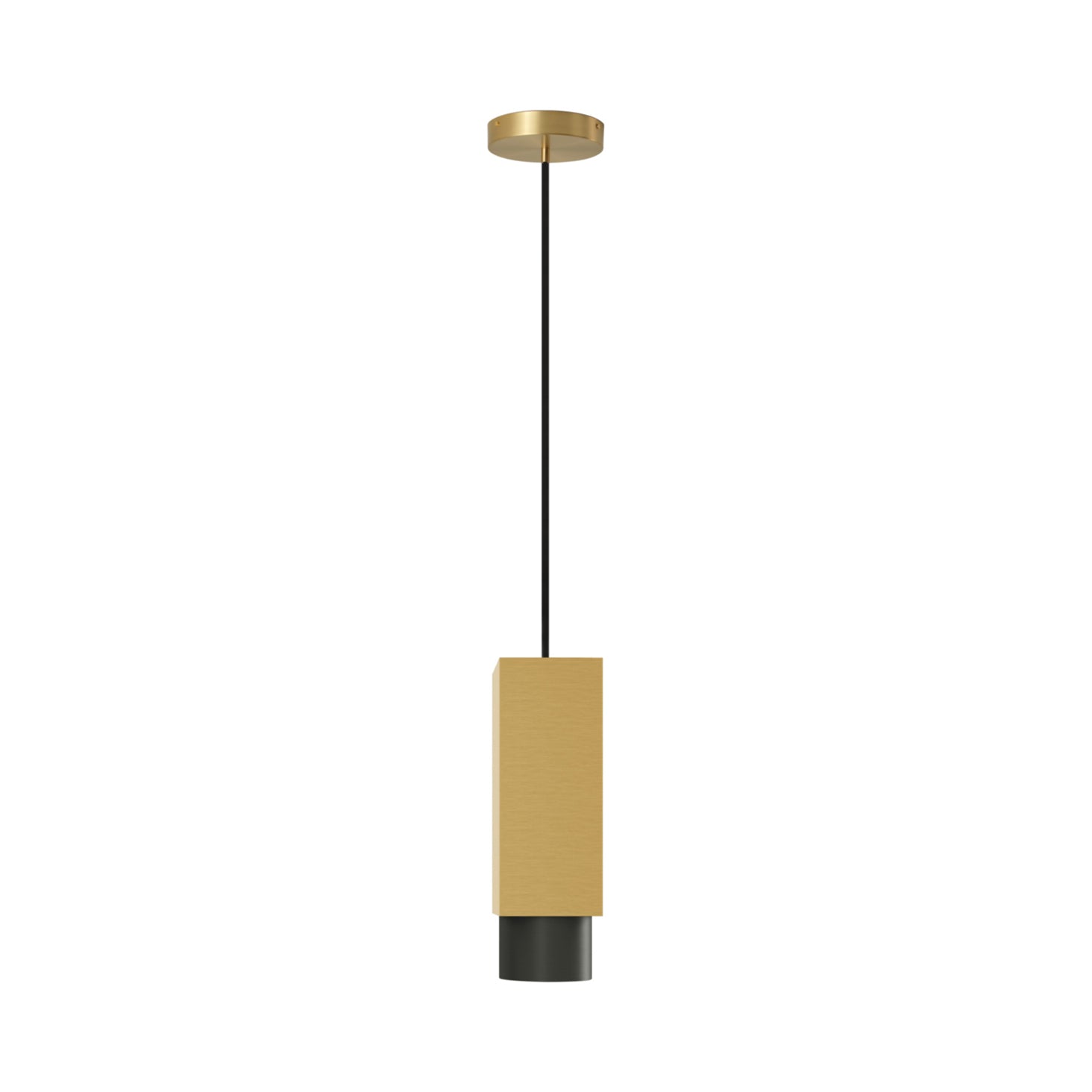 Extra Pendant: V2 + Satin Graphite + Satin Brass