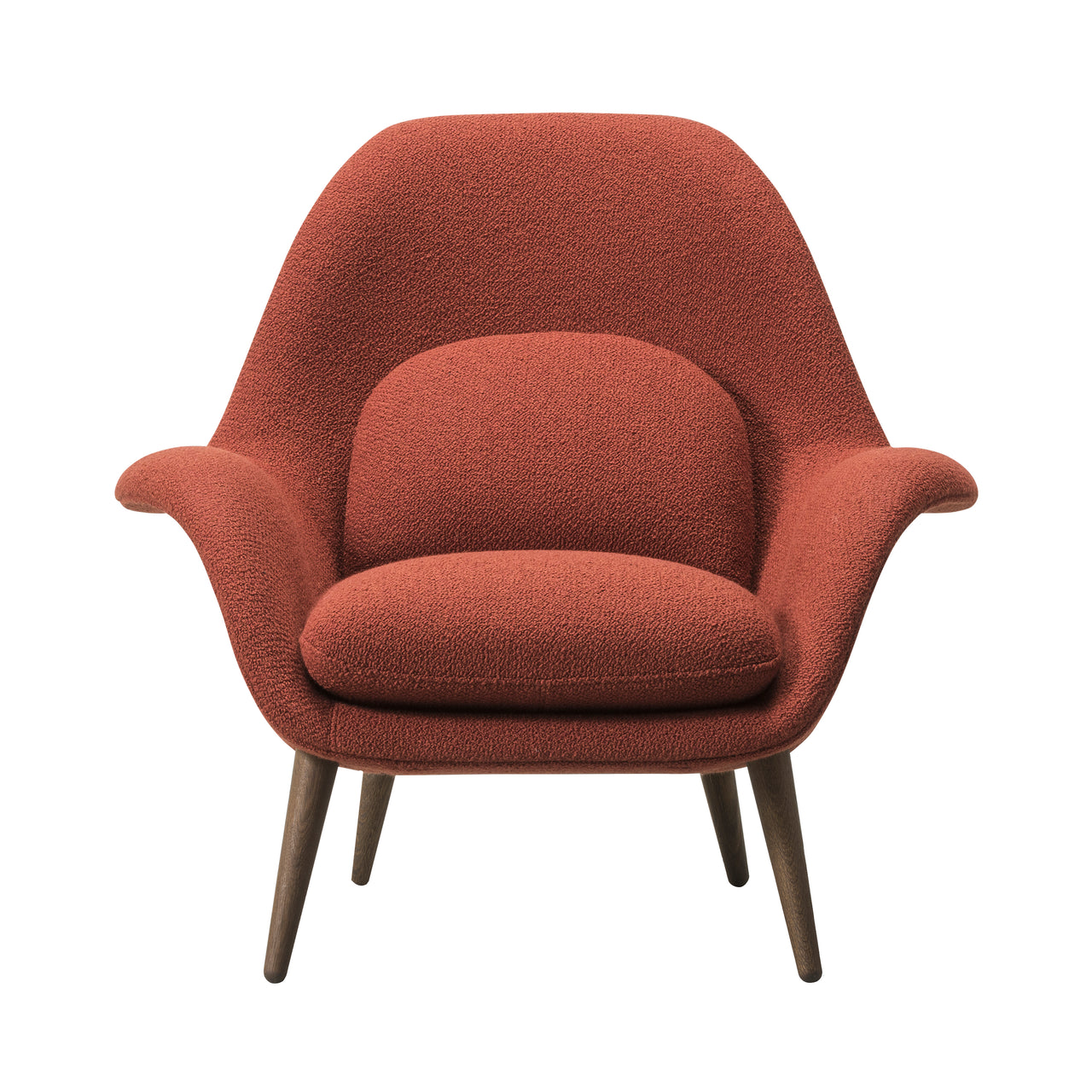 Swoon Lounge Chair: Smoked Stained Lacquered Oak