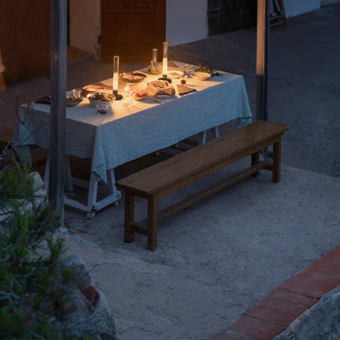 Sylvestrina Portable Table Lamp: Quick Ship