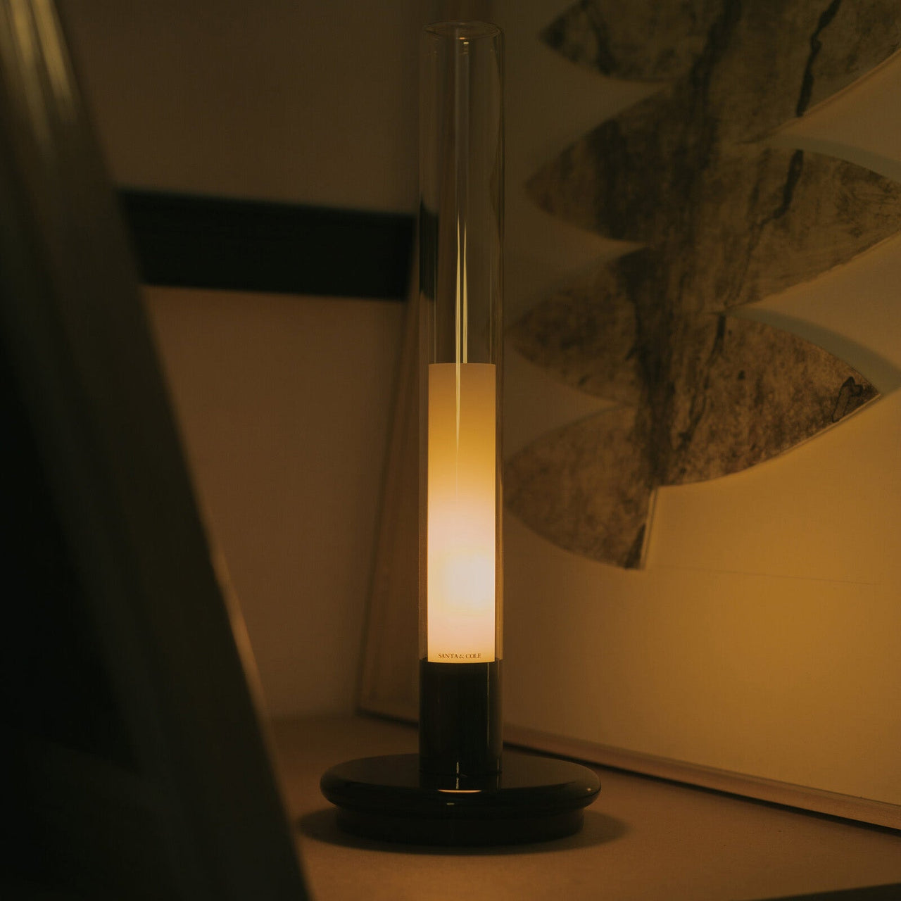 Sylvestrina Portable Table Lamp: Quick Ship