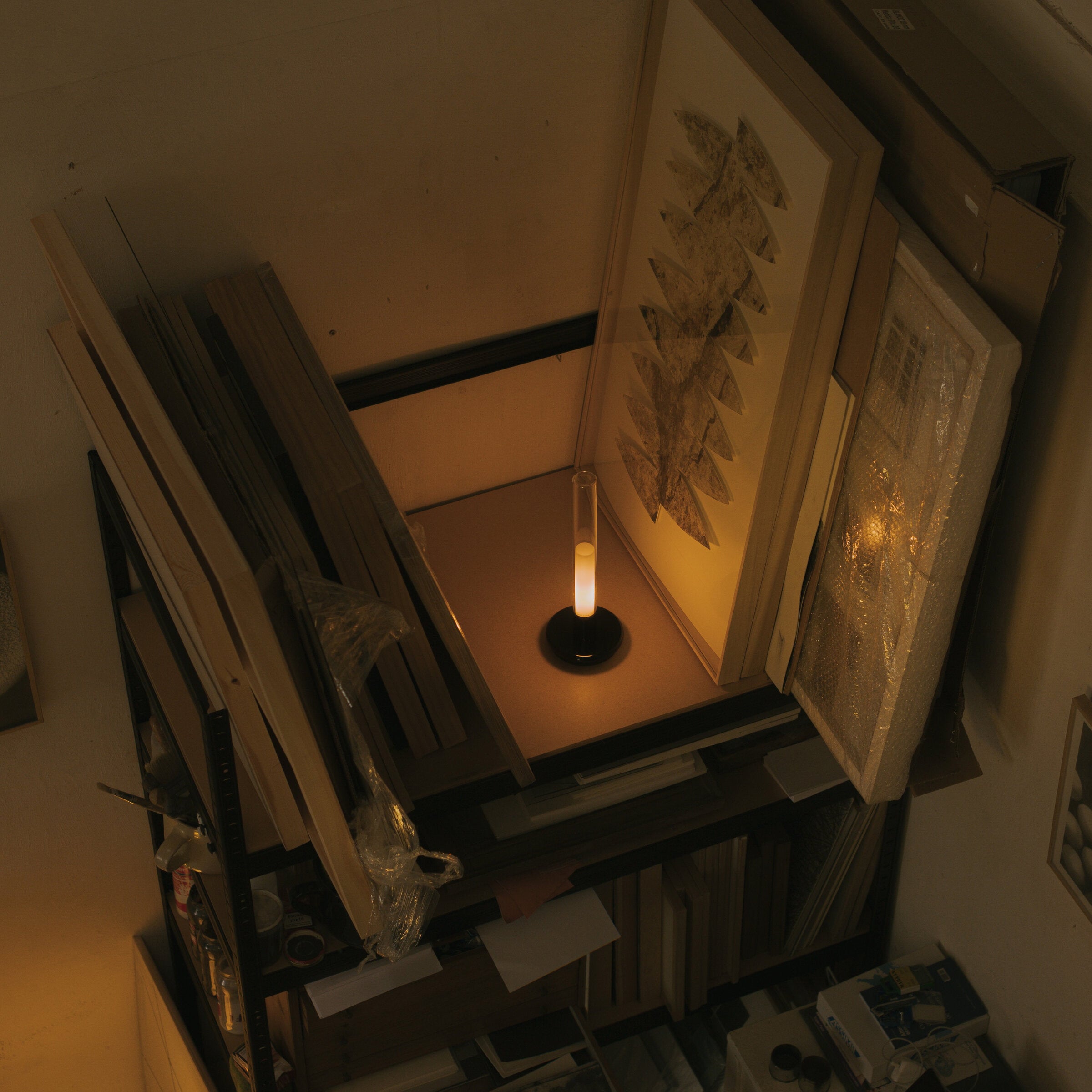 Sylvestrina Portable Table Lamp: Quick Ship