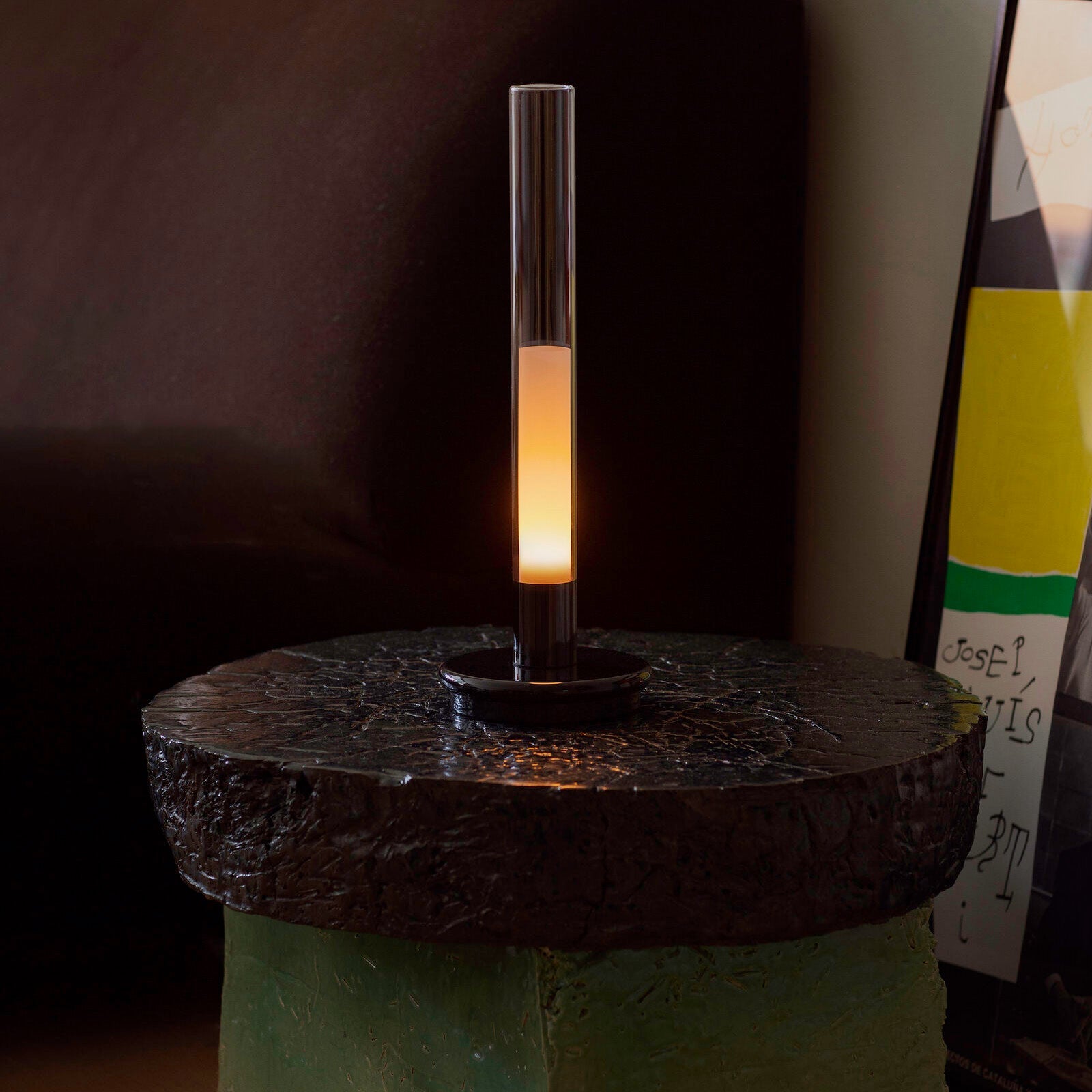 Sylvestrina Portable Table Lamp: Quick Ship