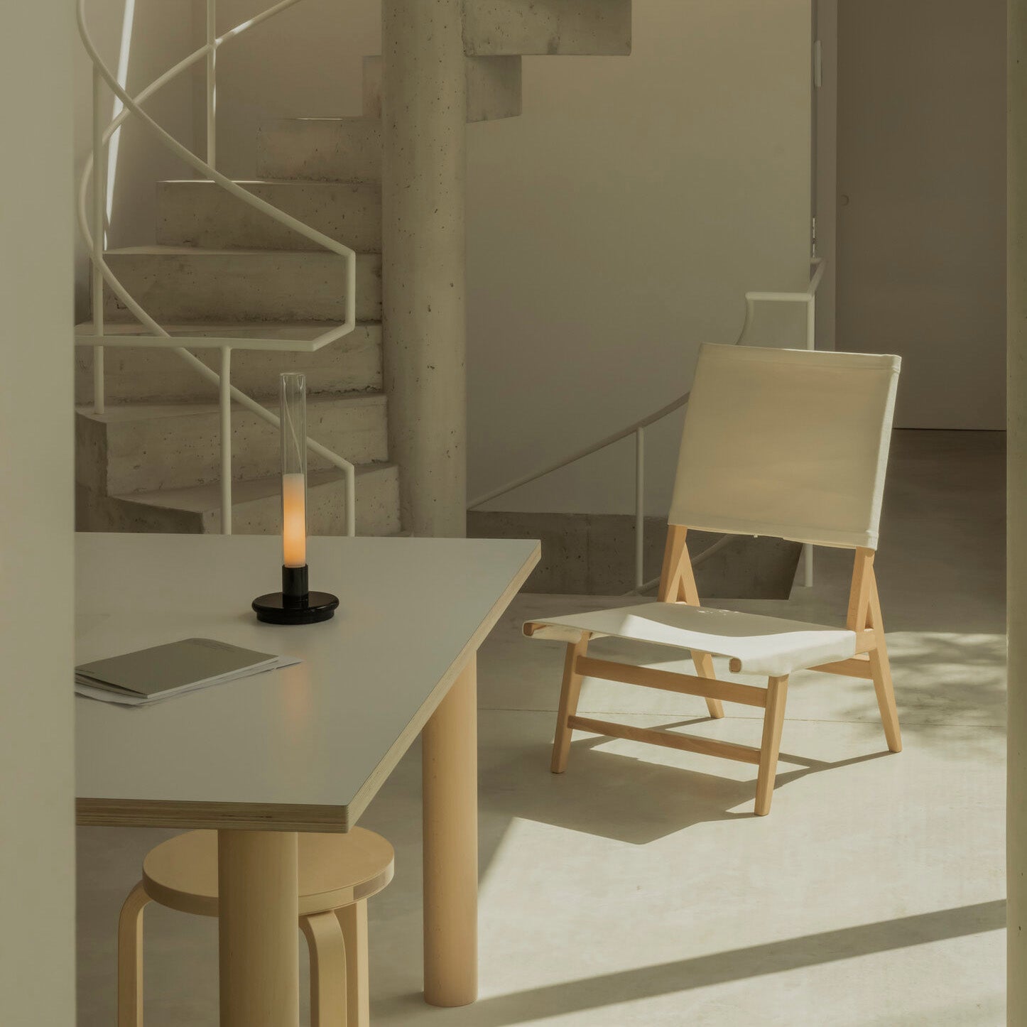 Sylvestrina Portable Table Lamp: Quick Ship