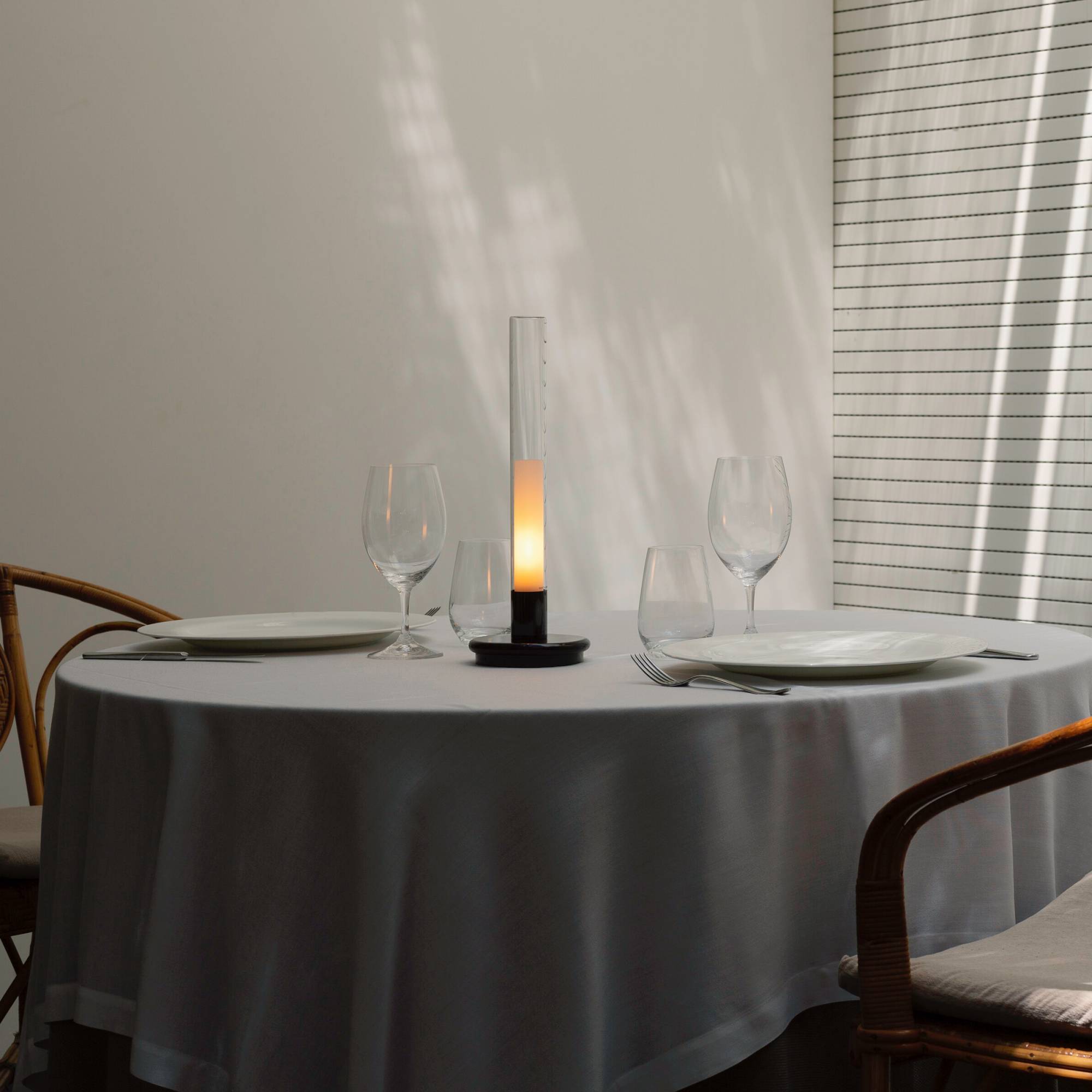 Sylvestrina Portable Table Lamp: Quick Ship