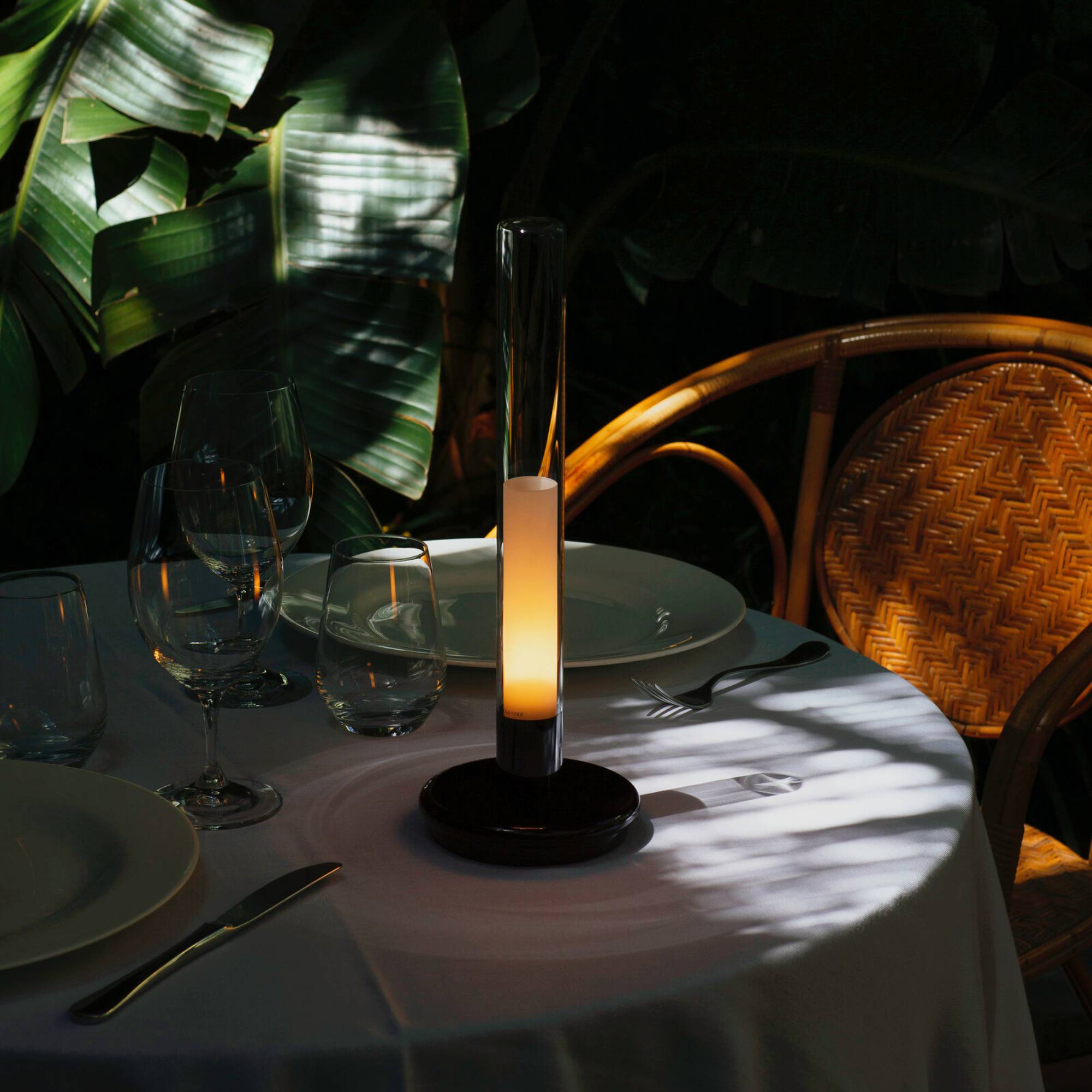 Sylvestrina Portable Table Lamp: Quick Ship