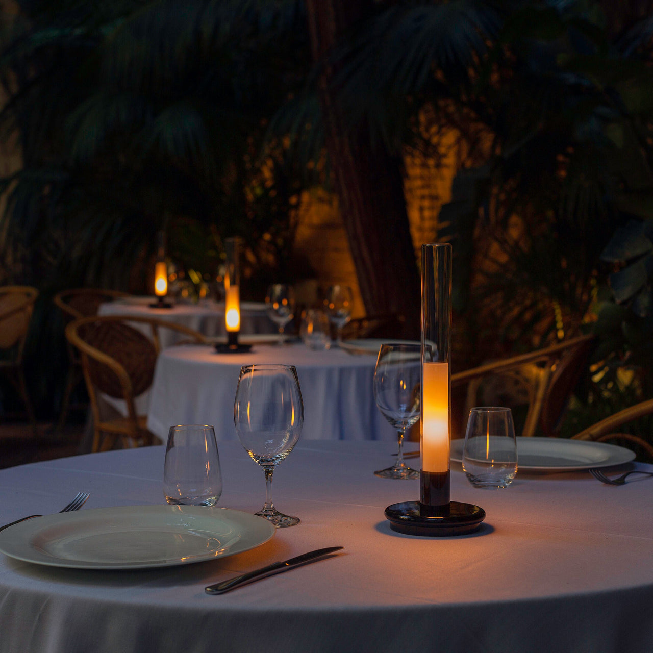 Sylvestrina Portable Table Lamp: Quick Ship