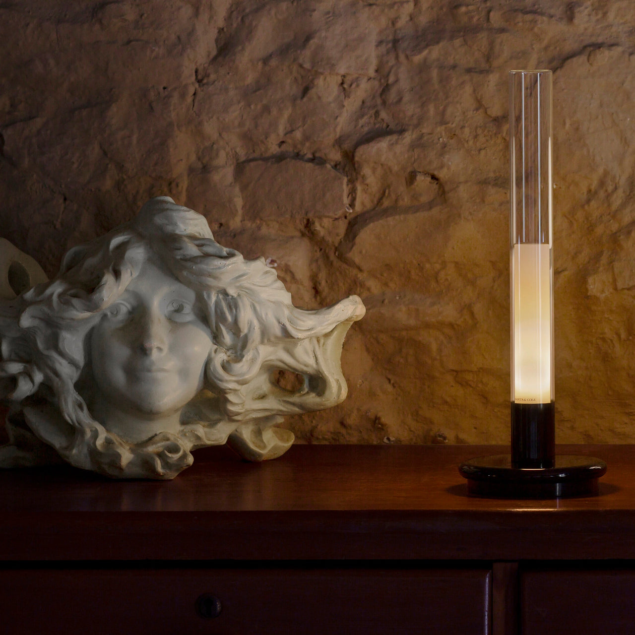 Sylvestrina Portable Table Lamp: Quick Ship