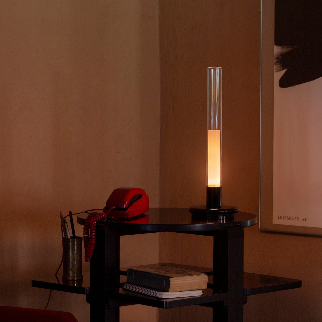 Sylvestrina Portable Table Lamp: Quick Ship