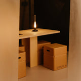 Sylvestrina Portable Table Lamp: Quick Ship