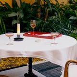 Sylvestrina Portable Table Lamp: Quick Ship