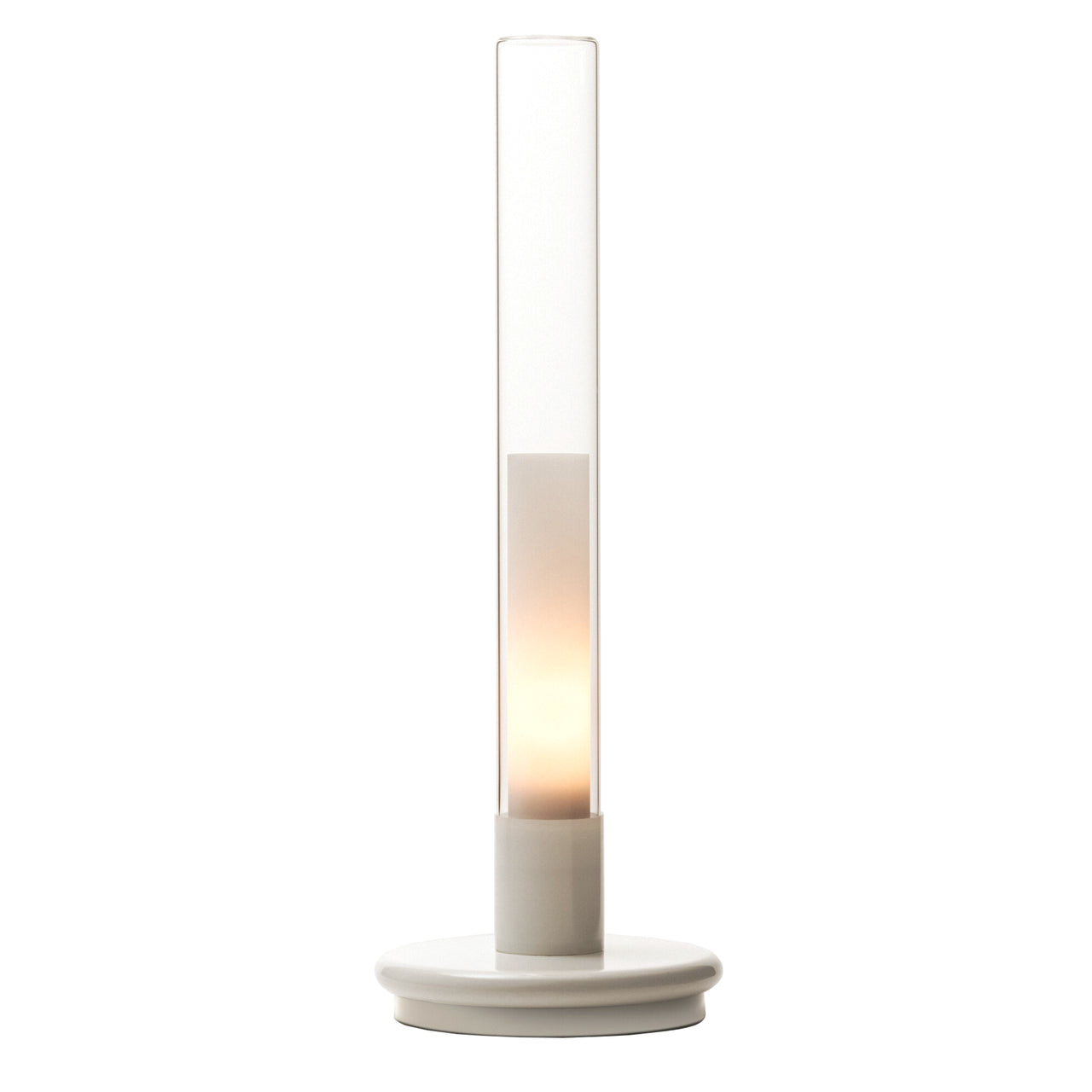 Sylvestrina Portable Table Lamp: Quick Ship: White