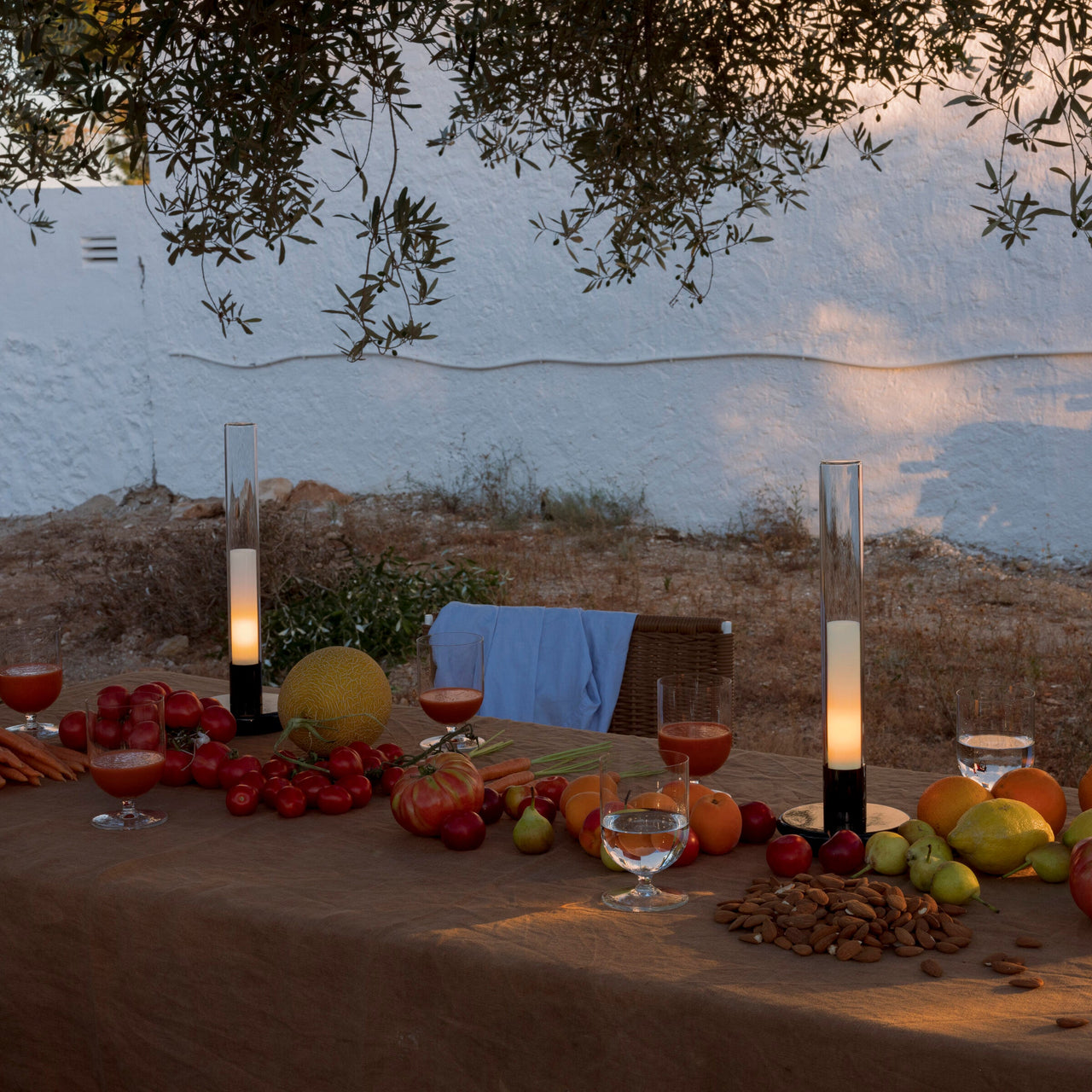 Sylvestrina Portable Table Lamp: Quick Ship