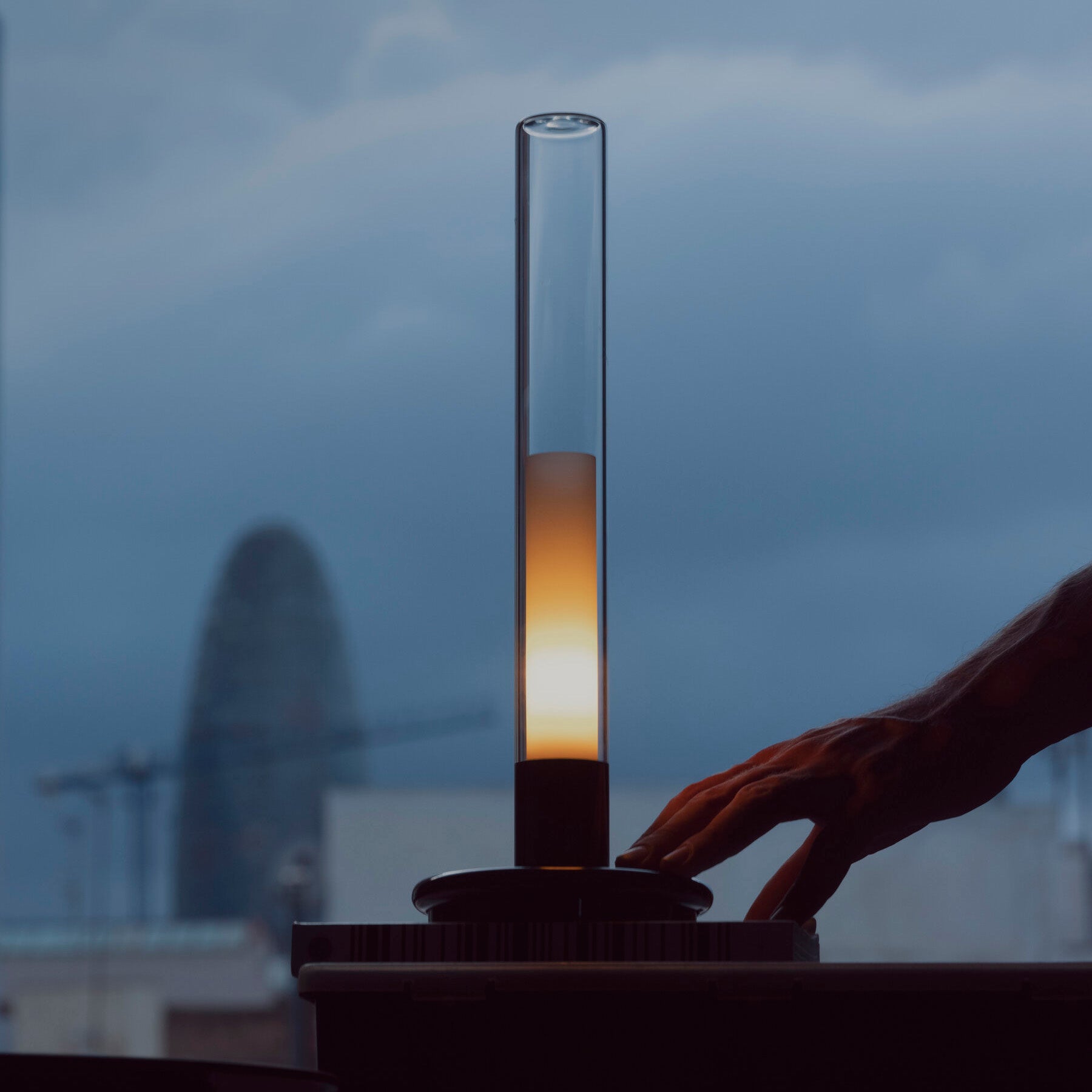 Sylvestrina Portable Table Lamp: Quick Ship