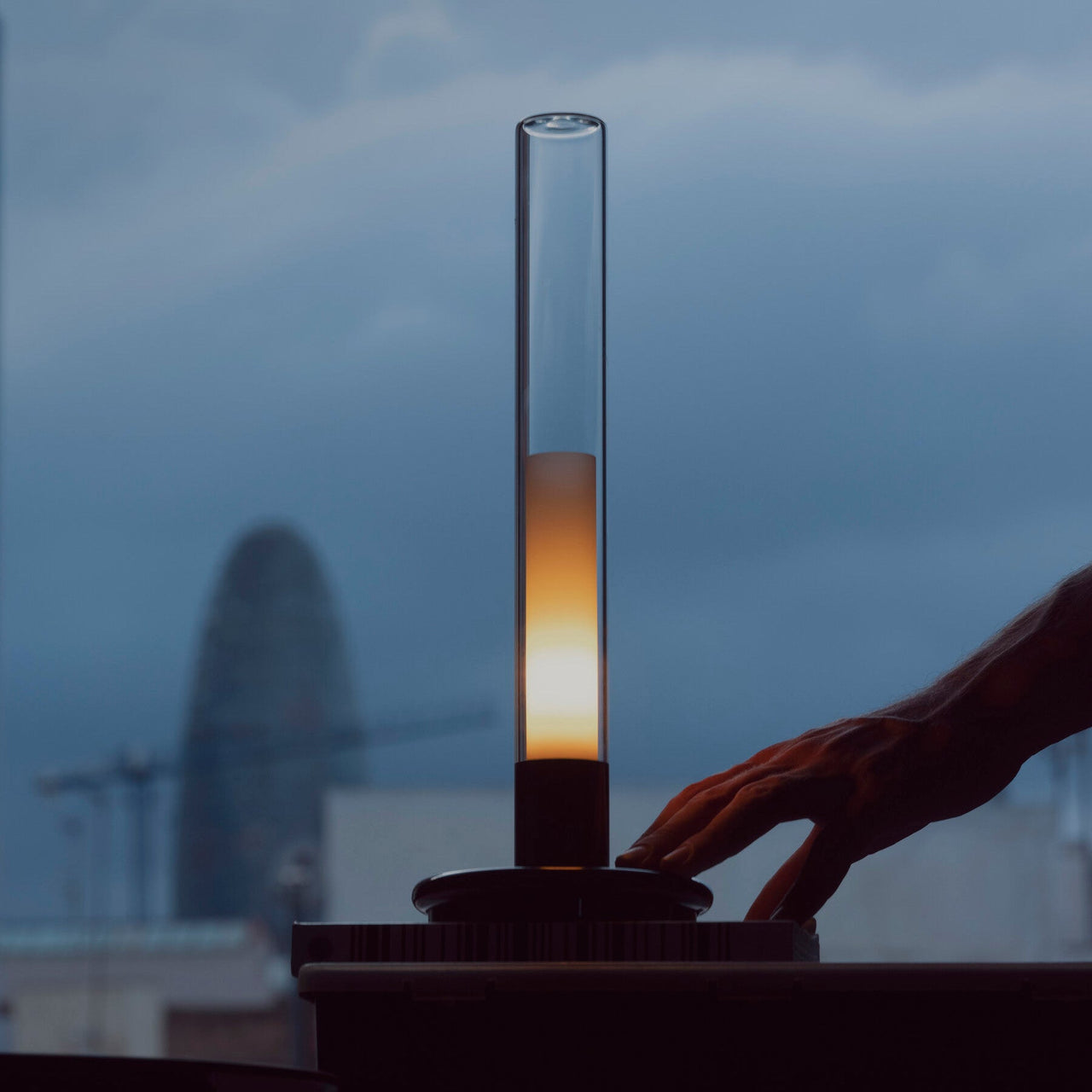 Sylvestrina Portable Table Lamp: Quick Ship