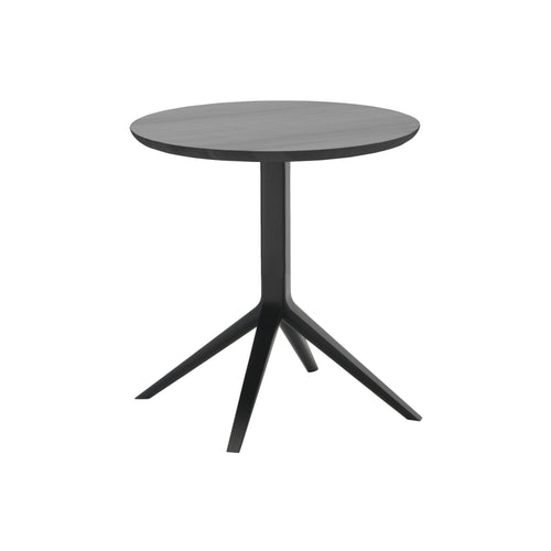 Scout Bistro Dining Table: Black Oak
