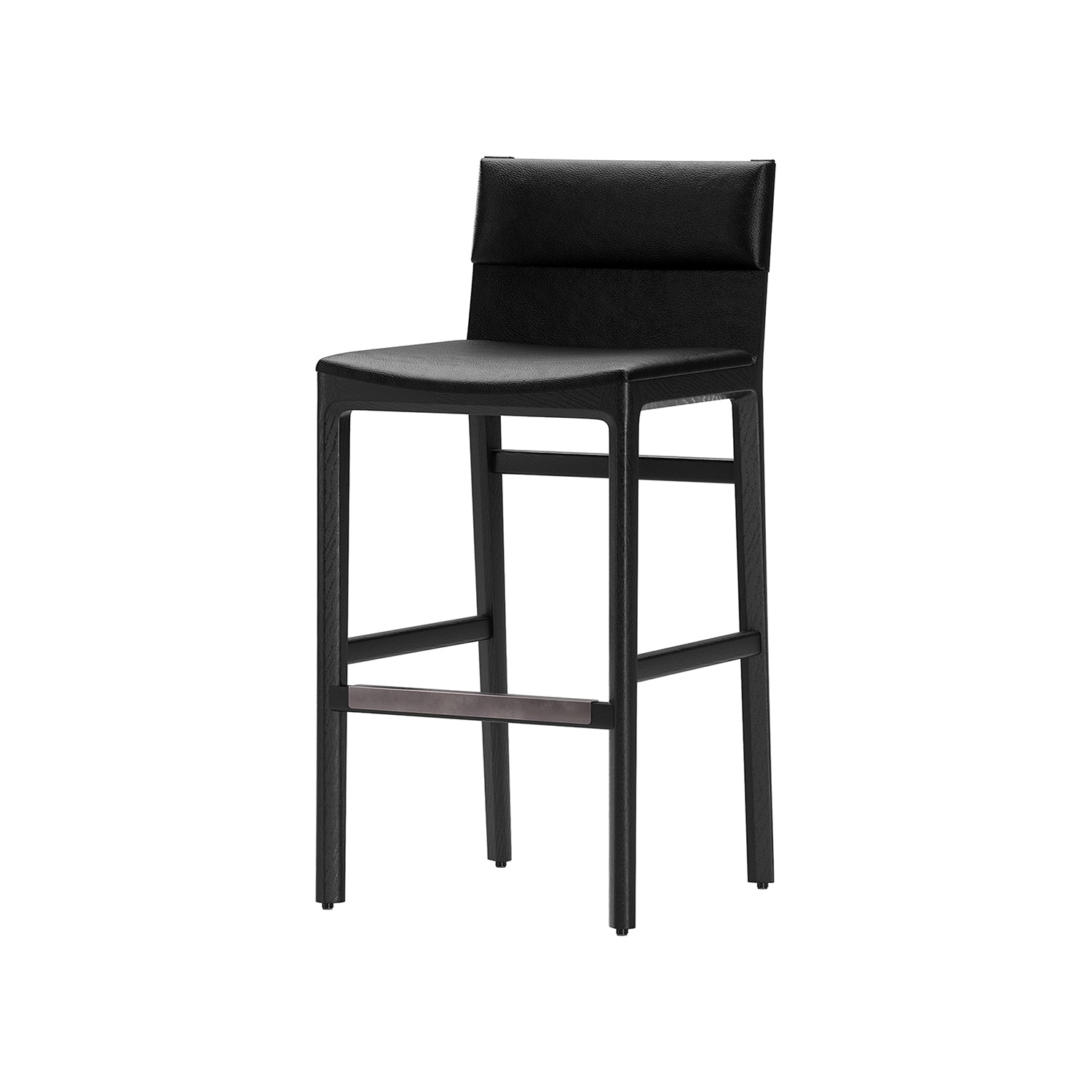 Taylor Bar + Counter Chair: Counter + Black Oak