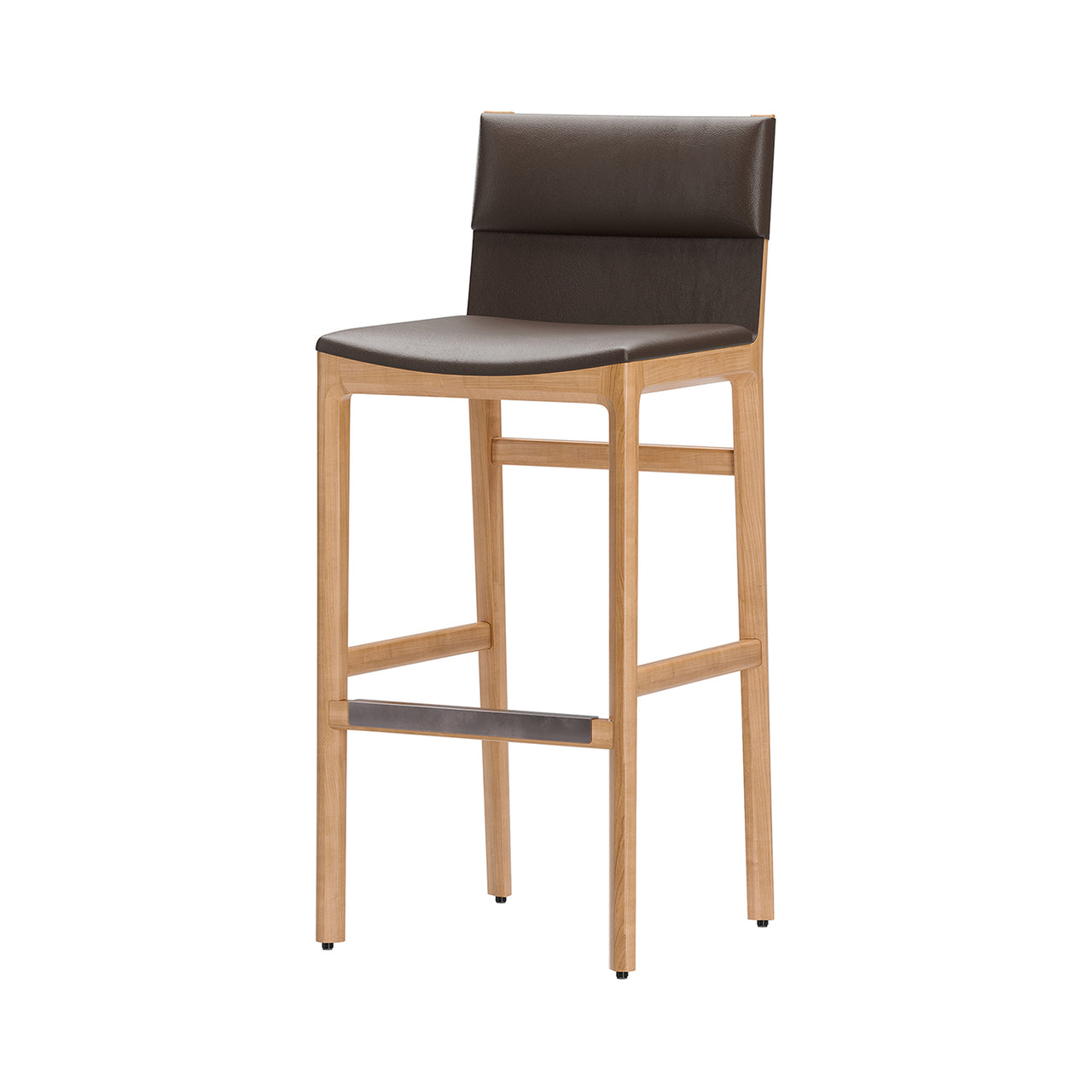 Taylor Bar + Counter Chair: Bar + Natural Oak