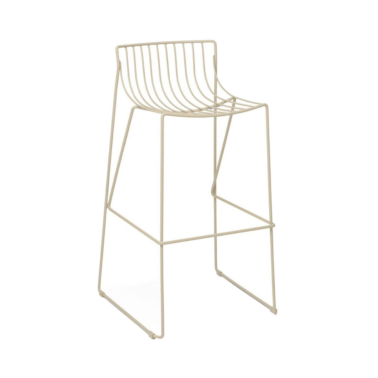 Tio Bar Stool: Ivory