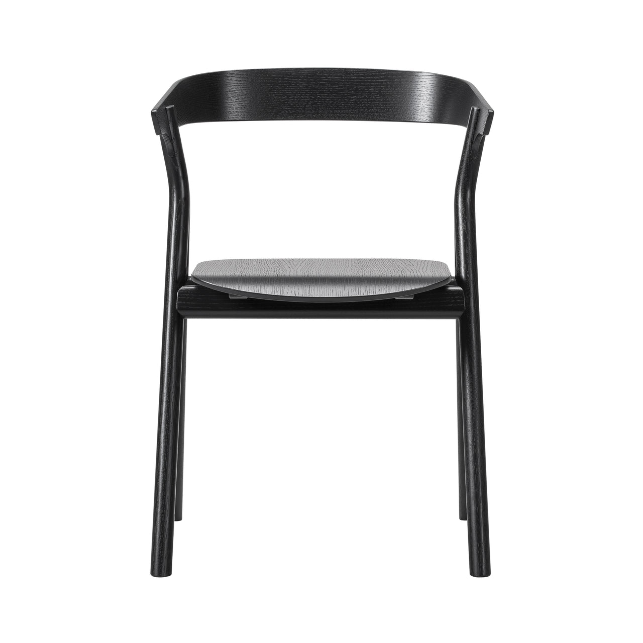 Yksi Chair: Black Lacquered Oak
