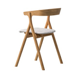 Yksi Chair: Seat Upholstered + Lacquered Oak