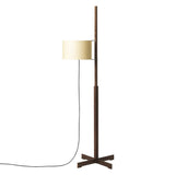 TMM Floor Lamp: Beige + Walnut