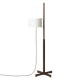TMM Floor Lamp: White + Walnut