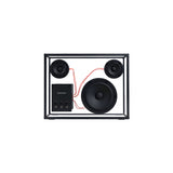 Large Speaker: Red