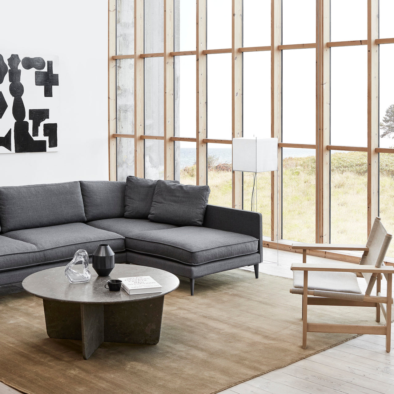 Tableau Coffee Table: Round + LS