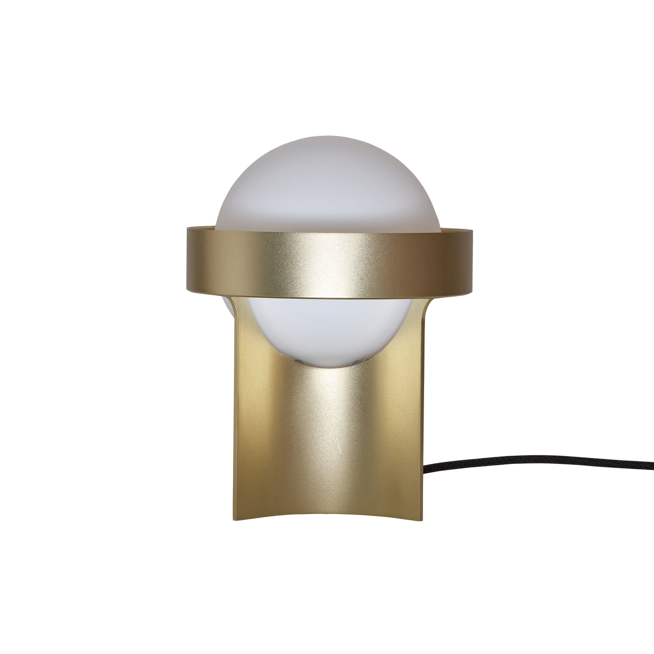Loop Table Lamp: Sphere IV + Gold