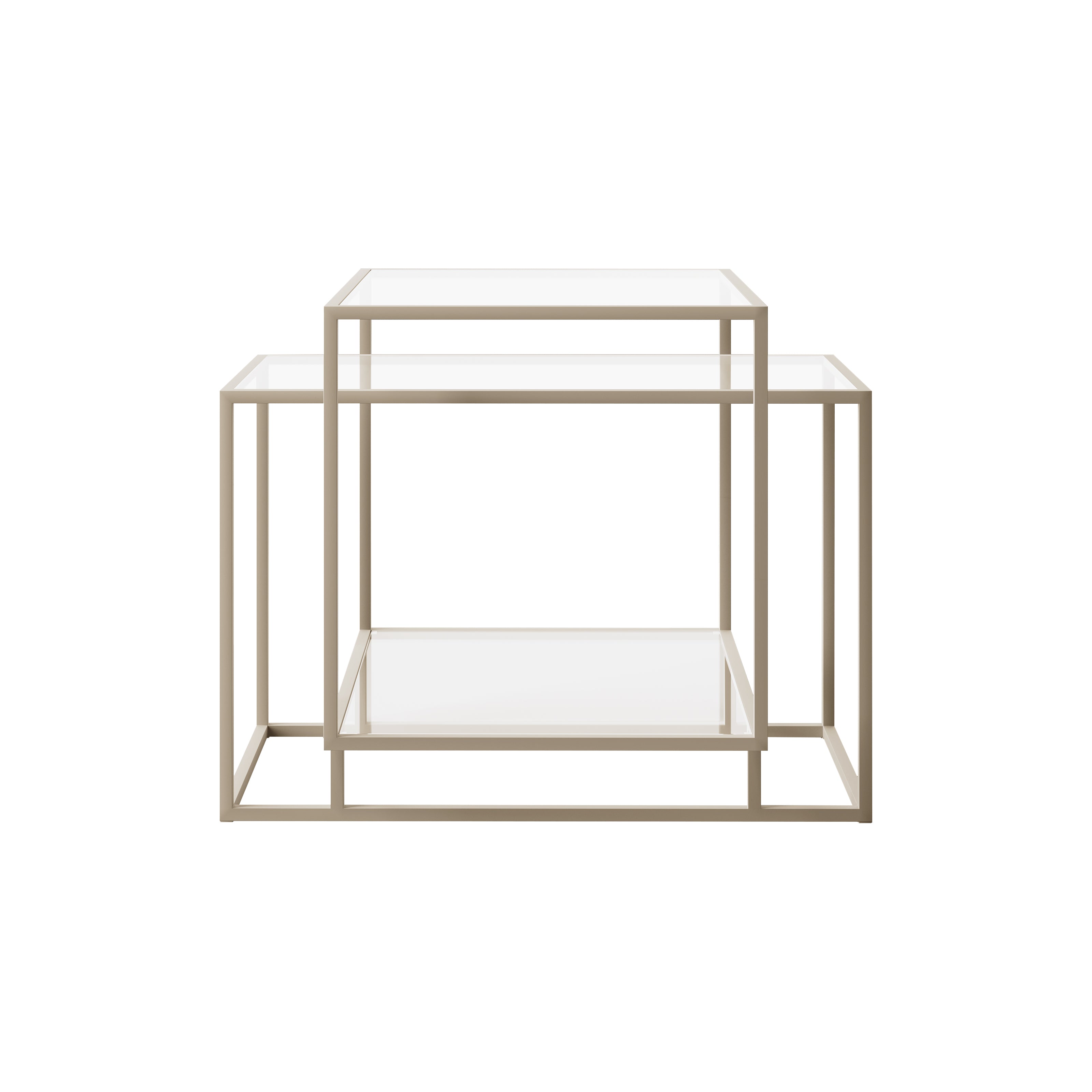 Tangled Side Table: Taupe
